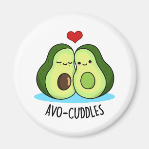 Avocudles Grappige avocado paar pun Magneet