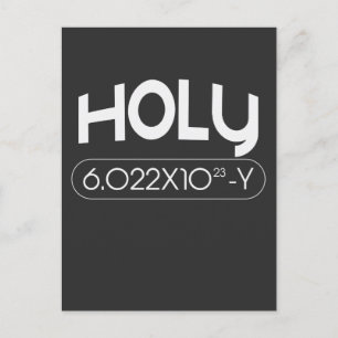 Avogadro Mole Carbon Chemistry Animal Pun Briefkaart