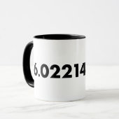 Avogadro's Number Mok (Voorkant links)