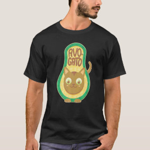 Avogato Avocado Kat Voor Veganisten & Vegetariërs T-shirt