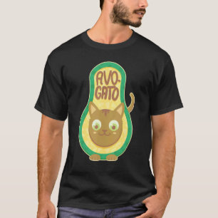 Avogato Avocado Kat Voor Veganisten & Vegetariërs T-shirt