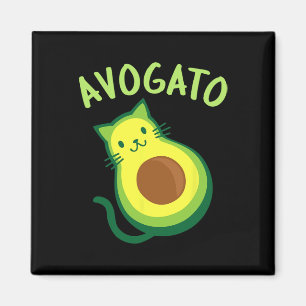 Avogato Cat Avocado - Funny Cinco De Mayo Magneet