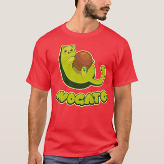 Avogato Cat Avocado T-shirt