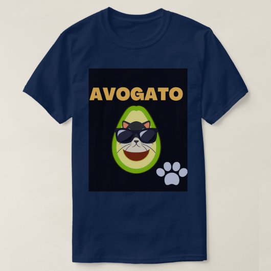 Avogato grappige kat t-shirt (Design voorkant)