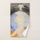 avoine, 1920 par Hilma af Klint (Serviette à main)