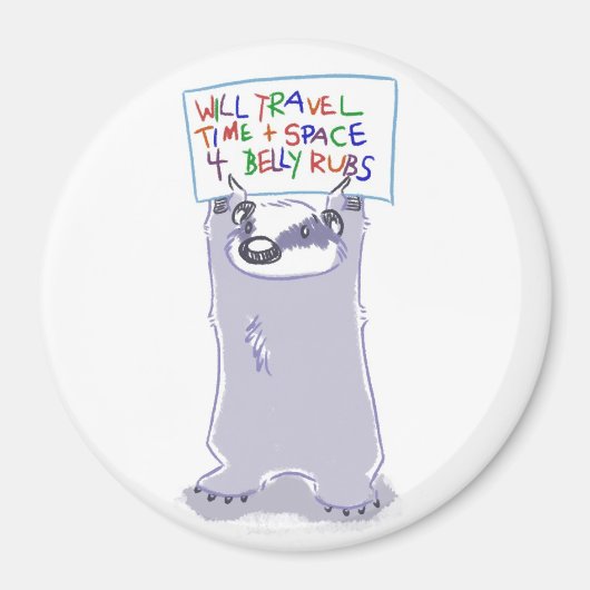 Avoir Badger - Will Travel - Magnet (Devant)