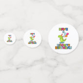 Avoir Dinomite Anniversaire Table Confetti (Derrière)