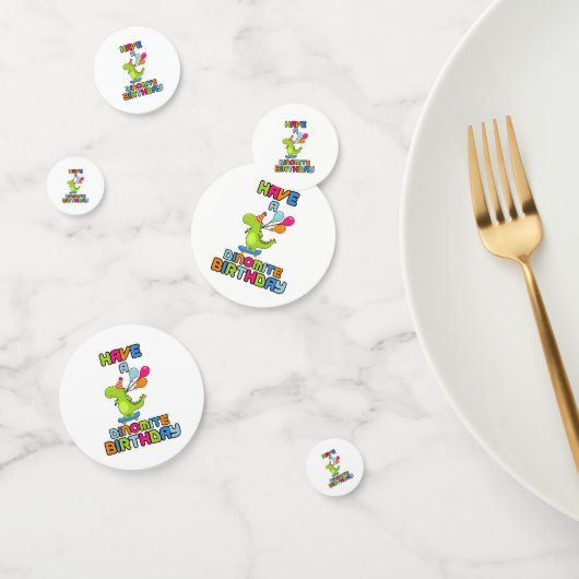 Avoir Dinomite Anniversaire Table Confetti (Groupe)