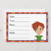 Avoir grandi avec Abbey et Sam Invitation (Dos)