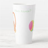 Avoir Qui Que Ce Soit ? Tasse latte (Devant)