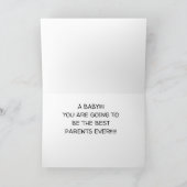**AVOIR UN BÉBÉ** **FÉLICITATIONS** Carte (Intérieur)