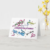**AVOIR UN BÉBÉ** **FÉLICITATIONS** Carte (Fleur jaune)
