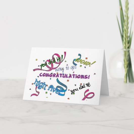 **AVOIR UN BÉBÉ** **FÉLICITATIONS** Carte (Devant)
