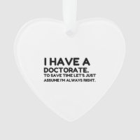AVOIR UN DOCTORAT