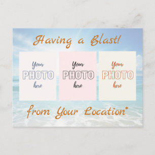 Avoir un Modèle de carte postale photo Blast 3