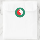 AVOIR UN NOËL ÉQUILIBRÉ - stickers de vacances (Sac)