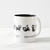 Avoir une belle tasse de chat après la vie (Devant droit)