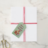 Avoir une étiquette de cadeau de Noël (Avec de la ficelle)