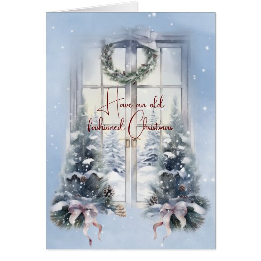 Avoir Une Vielle Fenêtre De Noël (Devant)