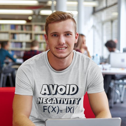 Avoit Negativity Funny Math  T-shirt