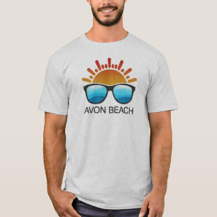 Avon Beach North Carolina Zonnebril T-shirt