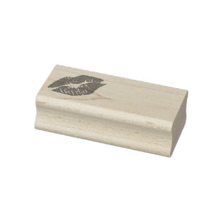 Avon Beauty Lips Label Rubberstempel