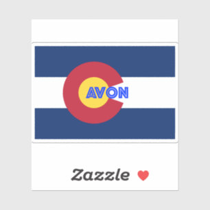 Avon CO Flag Sticker
