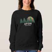 Avon Ct Throwback T-shirt Retro 70s Ontwerp (Voorkant)