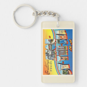 Avon door het Zee New Jersey NJ Briefkaart - Sleutelhanger