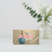 Avon gepersonaliseerd goud visitekaartje (Staand voorkant)