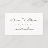 Avon gepersonaliseerd goud visitekaartje (Achterkant)