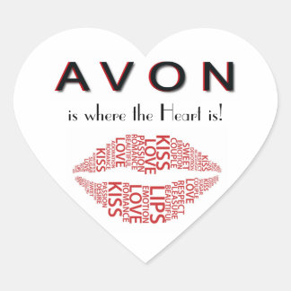 AVON Heart Sticker