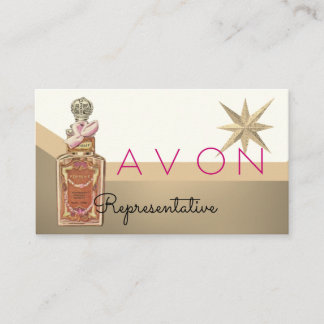 Avon Instagram logo roze gouden glam Visitekaartje