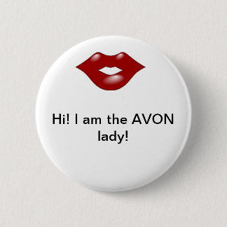 Avon Lady 2 Ronde Button 5,7 Cm