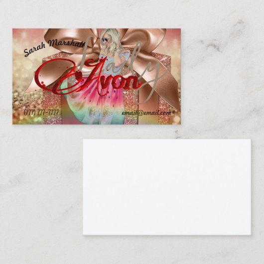 Avon Lady Carte de visite (Devant / Derrière)