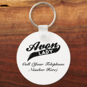 AVON Lady Sleutelhanger (Voorkant)