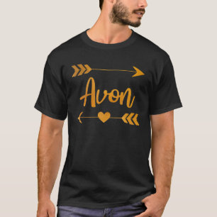 AVON OH OHIO Grappige Stad Home Roots USA Vrouwen T-shirt