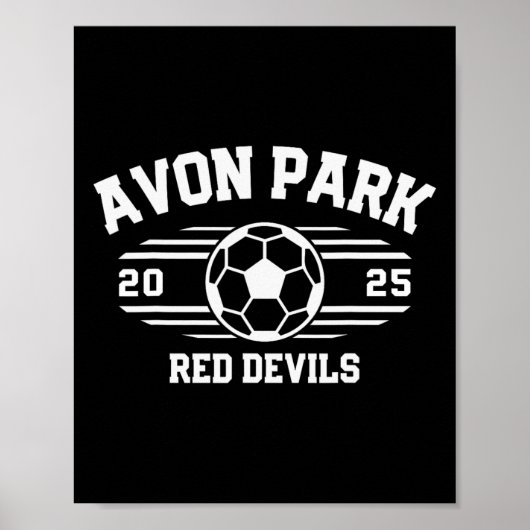 Avon Park Red Devils Voetbalbal 2025 Poster (Voorkant)