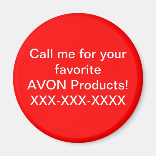 AVON Product Magnet Magneet (Voorkant)