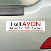 Avon Professional Adverteren Bumpersticker (Op auto)