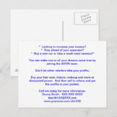 AVON Recruiting Post Card Briefkaart (Voorkant / Achterkant)