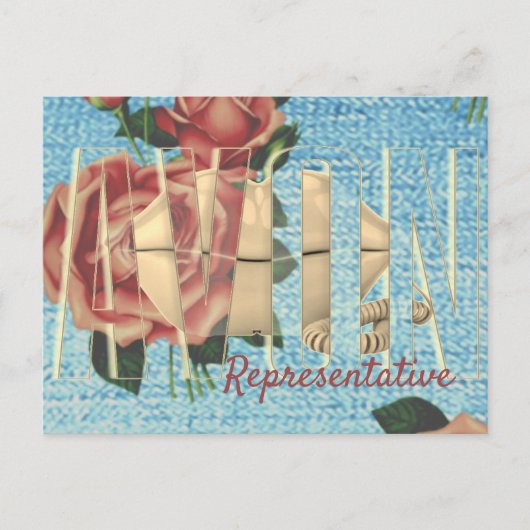 Avon Representative Briefkaart (Voorkant)