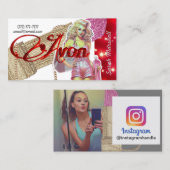 Avon Representative Instagram Visitekaartje (Voorkant / Achterkant)