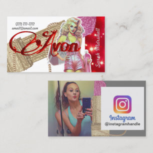 Avon Representative Instagram Visitekaartje