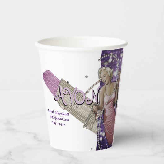 Avon Representative Papieren Bekers (Voorkant)