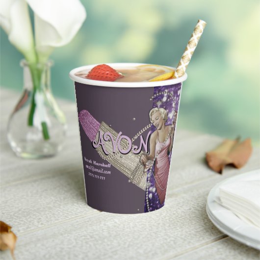 Avon Representative Papieren Bekers (Insitu)