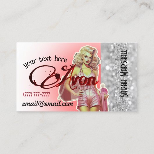 Avon Representative Visitekaartje (Voorkant)