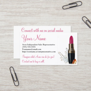 Avon, Sociale Witte Media, Visitekaartje