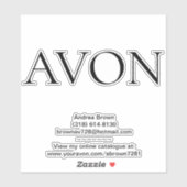 Avon Sticker (Vel)
