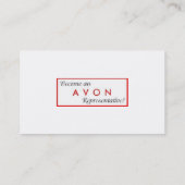 Avon Visitekaartje (Achterkant)